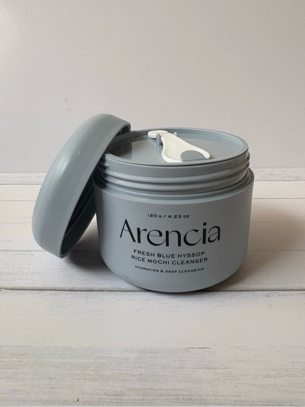 Arencia Fresh Blue Hyssop Rice Mochi Cleanser ( 120 gr.)