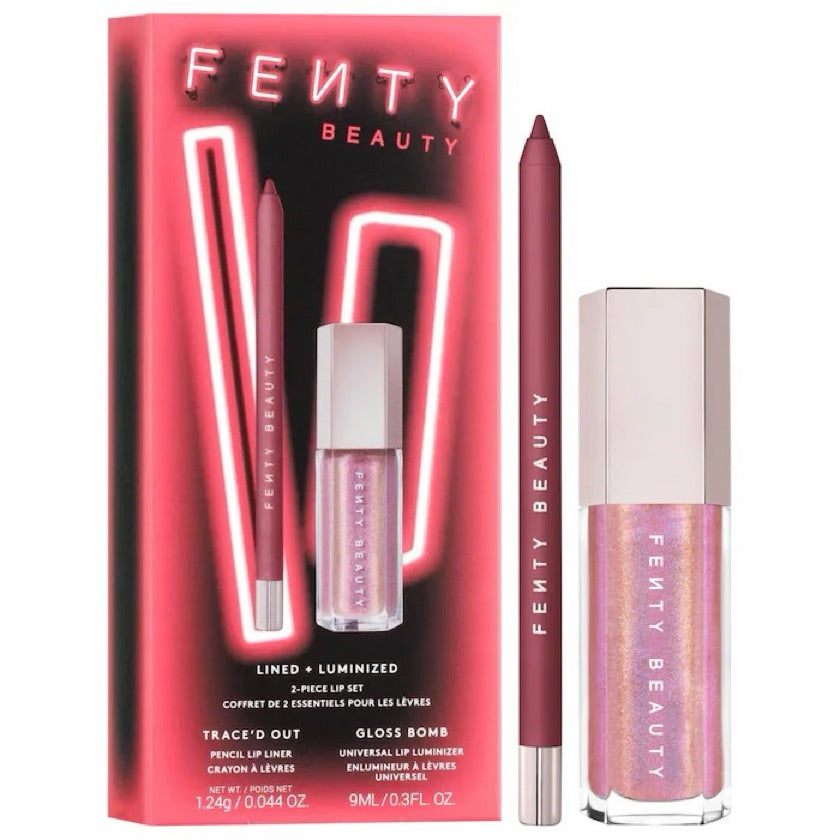 Fenty Beauty by Rihanna  Lined + Luminized 2-Piece Lip Set