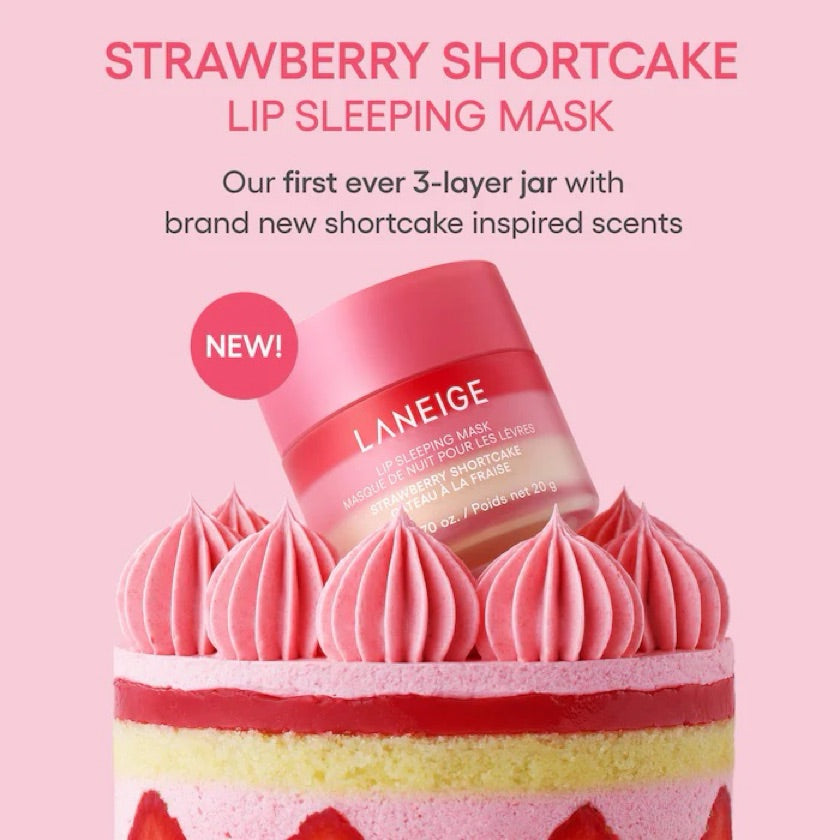 ✨ Laneige Lip Sleeping Mask – Strawberry Shortcake ✨