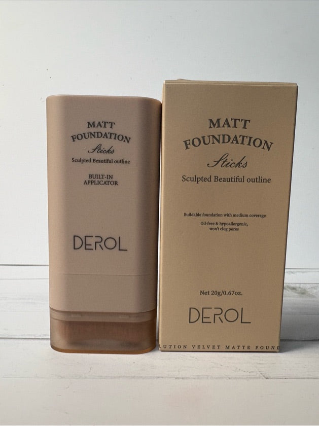 🩷 DEROL – Matt Foundation Stick