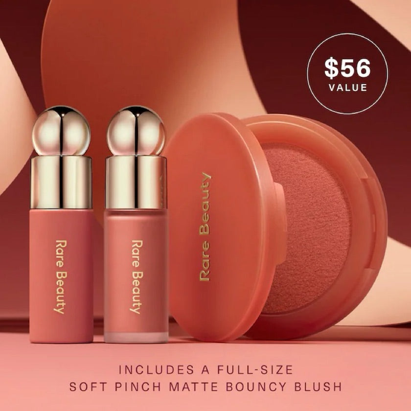 Rare Beauty by Selena Gomez Set de Regalo de Maquillaje Soft Pinch Trio para Mejillas y Labios