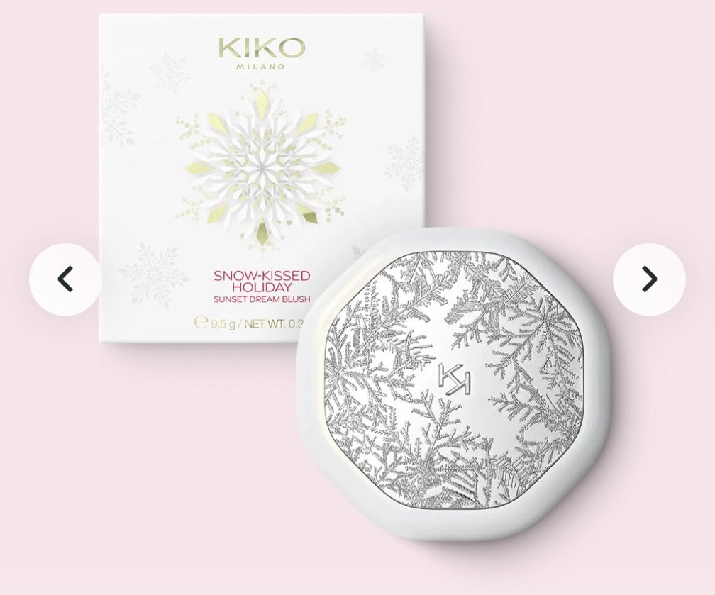 Kiko Milano Snow Kissed Holiday Sunset Dream Blush