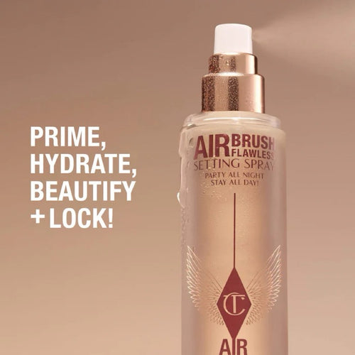 Charlotte Tilbury Mini Airbrush Flawless – Set de Regalo con Dúo de Fijadores
