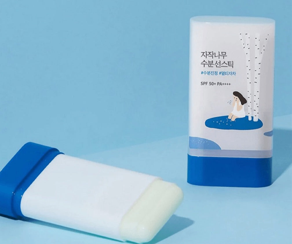 ROUND LAB - Birch Juice Moisturizing Sun Stick SPF 50+ PA++++ 19 GR | Protector Solar con Acido Hialuronico