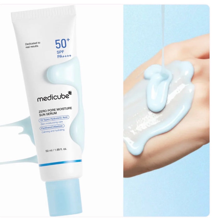 Medicube Zero Pore Moisture Sun Serum SPF50+ PA++++