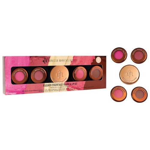 Danessa Myricks Beauty Mini Yummy Skin Flushed Essentials: Set de Regalo para Rostro y Labios