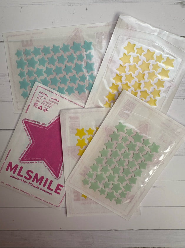 🌈 MLSMILE – Pimple Patches en Estrellitas
