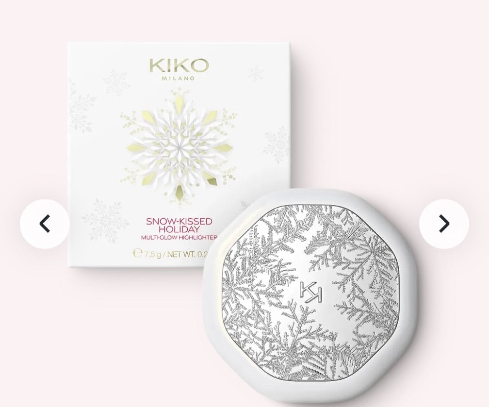 Kiko milano Snow kissed holiday multi Glow highlighter