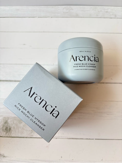 Arencia Fresh Blue Hyssop Rice Mochi Cleanser ( 120 gr.)