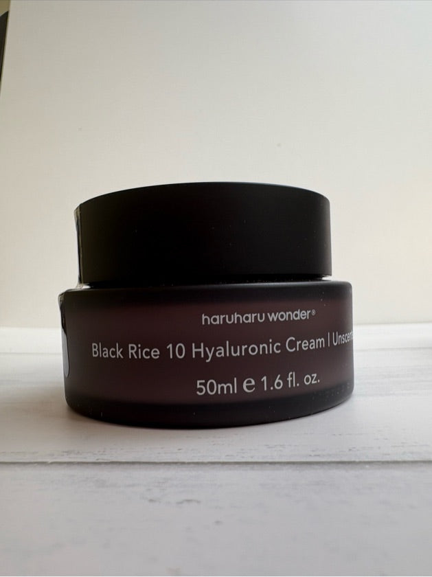 🥢 Haruharu Wonder – Black Rice 10 Hyaluronic Cream (Unscented) (50 ml)