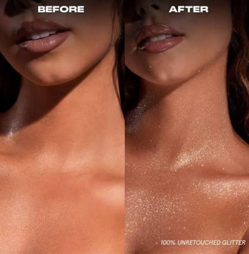 One Size Waterproof Glitter Setting Spray Brown Sugar
