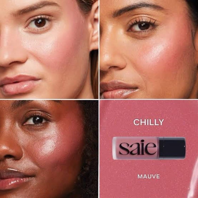 Saie Blush líquido tono chill y