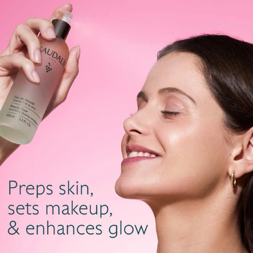 Caudalie  Beauty Elixir Prep, Set, Glow Face Mist